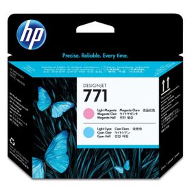 HP CE019A 771 Açık Kırmızı ve Açık Mavi Baskı Kafası