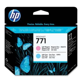 HP CE019A 771 Açık Kırmızı ve Açık Mavi Baskı Kafası