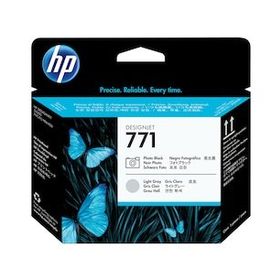 HP CE020A 771 Fotoğraf Siyahı ve Açık Gri Baskı Kafası