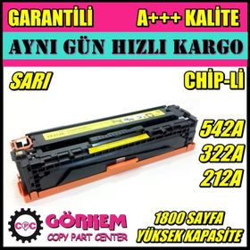 HP CE322A 128A Sarı Uyumlu Toner