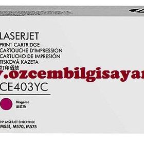 HP CE403YC Toner