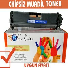 HP CF217A Çipli Toner