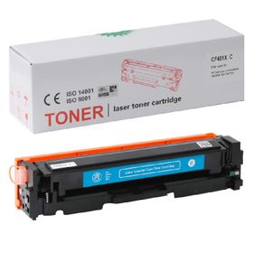 HP CF401X 201X Yüksek Kapasiteli Mavi Muadil Toner