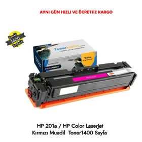 HP CF403A 201A Kırmızı Muadil Toner