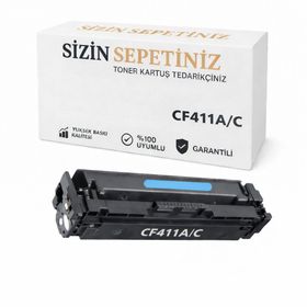 HP CF411A M452NW Mavi Color Laserjet Pro Muadil Toner