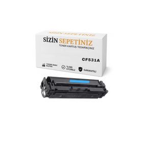 HP Cf531A M180N-M181F Mavi Muadil Toner