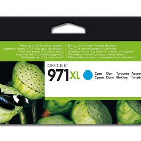 HP CN626A 971XL Mavi Mürekkep Kartuş