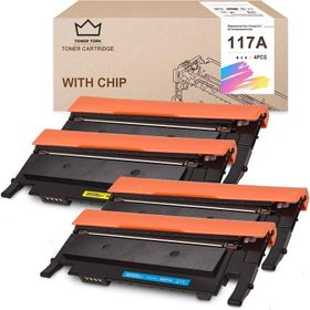 HP Color Laser Mfp 178NW 117A Çipli Muadil Toner Set