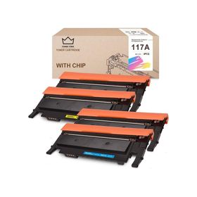 HP Color Laser Mfp 179FNW 117A Çipli Muadil Toner Set