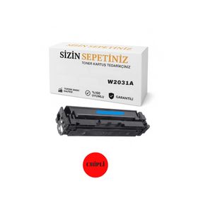 HP Color LaserJet Pro M454dw 2100 Sayfalık Çipli Mavi Muadil Toner