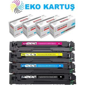 HP Color Laserjet Pro Mfp M454DN 415A Çipli 4 Renk Takım Muadil Toneri
