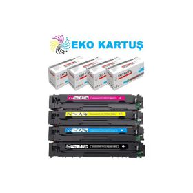 HP Color Laserjet Pro Mfp M479FDW Çipli W2030A 415A 4 Renk Muadil Toner Takımı