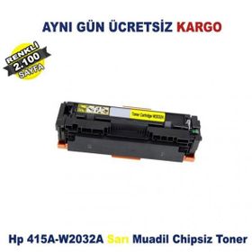 HP Colorlaserjetpro 415A M479DN M479DW Çipsiz Muadil Toner Set