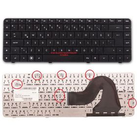 Hp Compaq Presario CQ62-A20ST Siyah Uyumlu Notebook Klavye