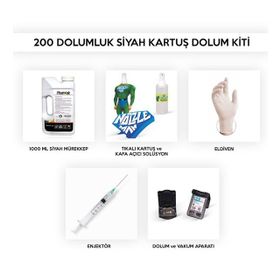 HP Deskjet 4625 Uyumlu Renkli Kartuş Dolum Seti
