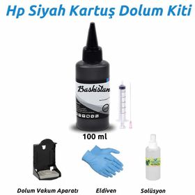 HP Deskjet F4272 Uyumlu Siyah Kartuş Dolum Seti