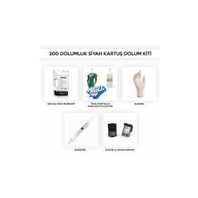 HP DeskJet Ink Advantage 1515 200 Dolumluk Siyah Uyumlu Kartuş Dolum Seti