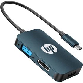 HP DHC-CT200 USB C To HDMI + VGA + DP Dönüştürücü Adaptör