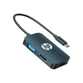 HP DHC-CT200 USB C To HDMI + VGA + DP Dönüştürücü Adaptör