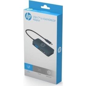 HP DHC-CT200 USB C To HDMI + VGA + DP Dönüştürücü Adaptör