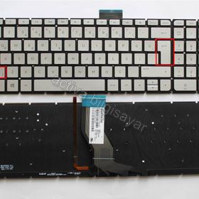 HP Envy 17-N100NT Silver Klavye