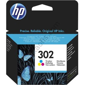 HP F6U65AE 302 Üç Renkli Mürekkep Kartuşu