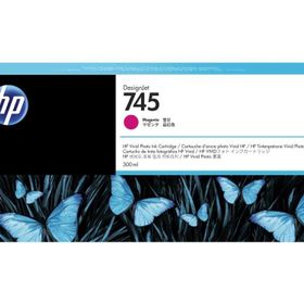 HP F9K01A 745 Magenta Kırmızı 300 ml Plotter Kartuşu