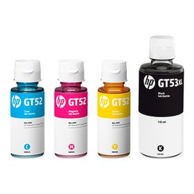 Hp Gt53xl-Gt52 / Deskjehp Smart Tank 515 Ve 615 Uyumlu 4 Renk Orijinal Mürekkep