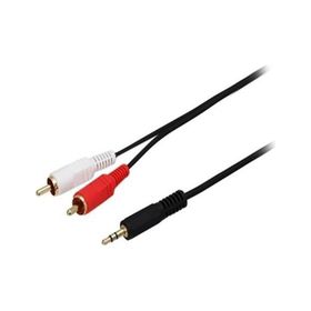 HP HP029GBBLK3TW Aux 3.5 mm to 2RCA 3.0 m Kablo
