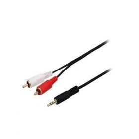 HP HP029GBBLK3TW Aux 3.5 mm to 2RCA 3.0 m Kablo