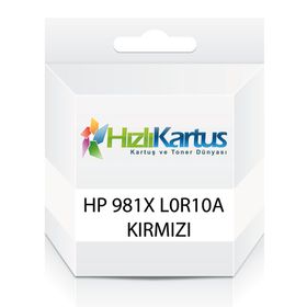 HP L0R10A 981X Kırmızı Yüksek Kapasite Muadil Kartuş