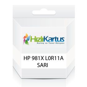 HP L0R11A 981X Sarı Muadil Kartuş Yüksek Kapasite