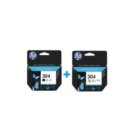 HP N9K06AE N9K05AE 304 Siyah ve Renkli Kartuş