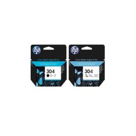 HP N9K06AE N9K05AE 304 Siyah ve Renkli Kartuş