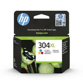 HP N9K07AE 304XL Renkli Mürekkep Kartuş