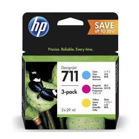HP P2V32A 711 3'lü 29 ml Mavi/Kırmızı/Sarı Kartuş