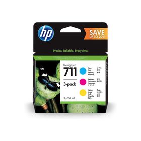 HP P2V32A 711 3'lü 29 ml Mavi/Kırmızı/Sarı Kartuş