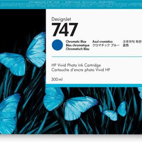 HP P2V85A 747 300 ml Kromatik Mavi Designjet Kartuş