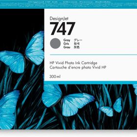 HP P2V86A 747 300 ml Gri Designjet Mürekkep Kartuş