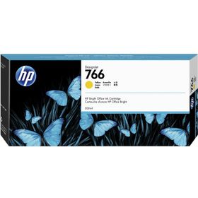 HP P2V91A 766 Sarı 300 ml Geniş Format Mürekkep Kartuş