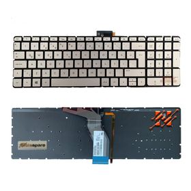 Hp Pavilion 15-AW000 Gümüş Işıklı Uyumlu Notebook Klavye