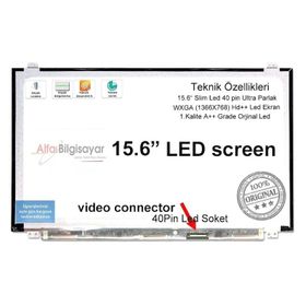 HP Pavilion 15-P201NT L0D47EA Uyumlu Notebook Lcd Ekran