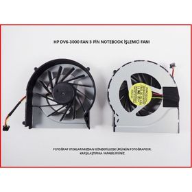 Hp Pavilion DV6-3000 Uyumlu Notebook Fan