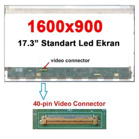 Hp Pavilion DV7-7110ST Notebook 17.3 Uyumlu LCD Ekran