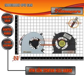 HP Pavilion DV7T-1000 DV7Z-1000 Uyumlu Notebook Fan