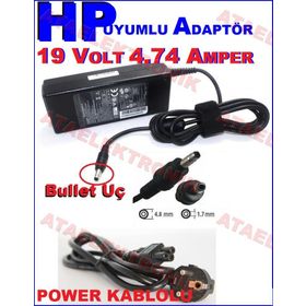 HP Pavilion DV9500 Uyumlu Adaptör Şarj Cihazı