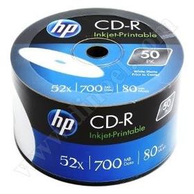 HP Printable CD-R 700Mb 80dk 52x50'li Shrink Boş CD