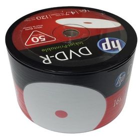 HP Printable DVD-R 4.7GB 120Dk 16x 50'li Shrink