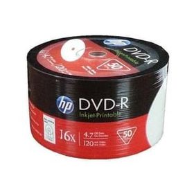 HP Printable DVD-R 4.7GB 120Dk 16x 50'li Shrink
