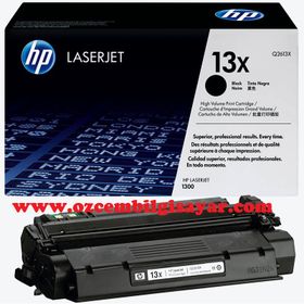 HP Q2613X-13X Siyah Yüksek Kapasiteli Orijinal Toner